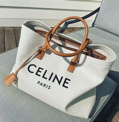 canvas tote bag celine|authentic Celine tote bags.